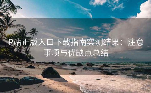 P站正版入口下载指南实测结果：注意事项与优缺点总结