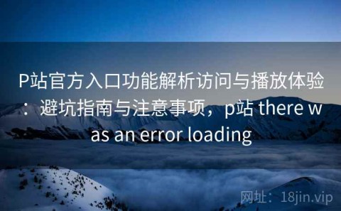 P站官方入口功能解析访问与播放体验：避坑指南与注意事项，p站 there was an error loading