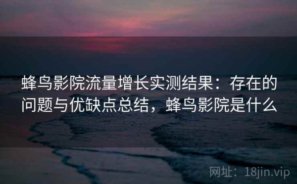 蜂鸟影院流量增长实测结果：存在的问题与优缺点总结，蜂鸟影院是什么