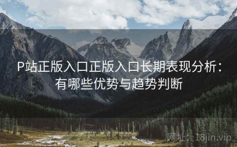 P站正版入口正版入口长期表现分析：有哪些优势与趋势判断