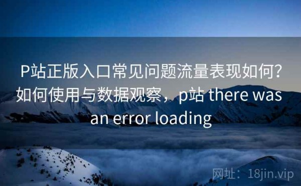 P站正版入口常见问题流量表现如何？如何使用与数据观察，p站 there was an error loading