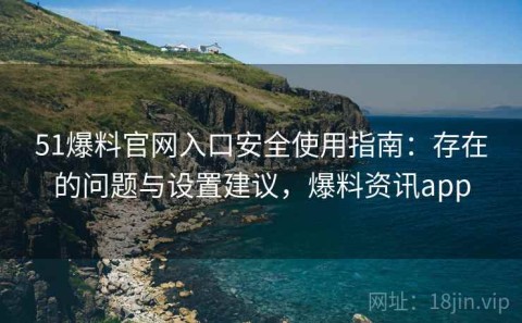51爆料官网入口安全使用指南：存在的问题与设置建议，爆料资讯app