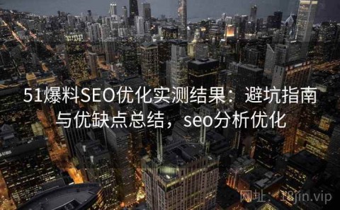 51爆料SEO优化实测结果：避坑指南与优缺点总结，seo分析优化