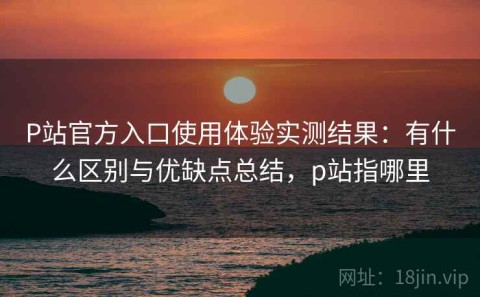 P站官方入口使用体验实测结果：有什么区别与优缺点总结，p站指哪里