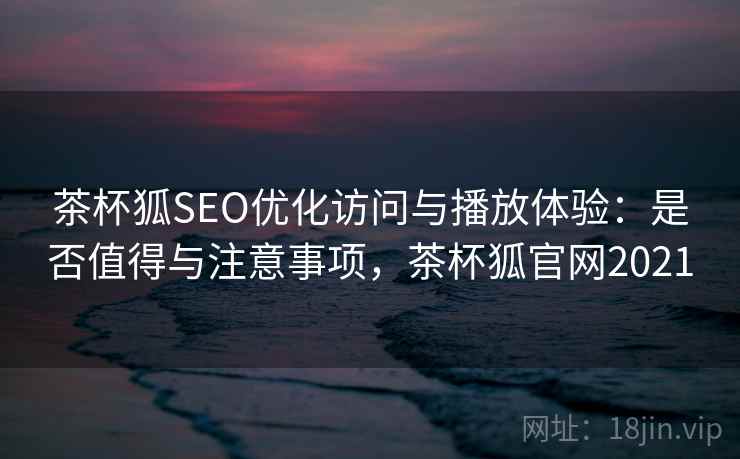 茶杯狐SEO优化访问与播放体验：是否值得与注意事项，茶杯狐官网2021