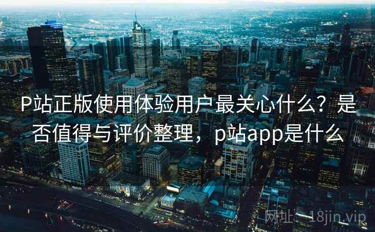 P站正版使用体验用户最关心什么？是否值得与评价整理，p站app是什么