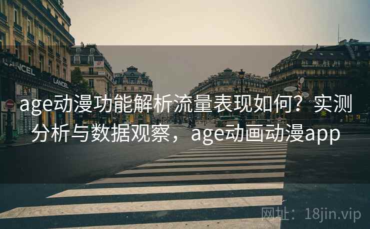 age动漫功能解析流量表现如何？实测分析与数据观察，age动画动漫app
