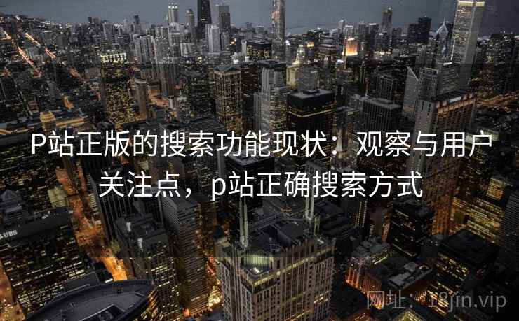P站正版的搜索功能现状：观察与用户关注点，p站正确搜索方式
